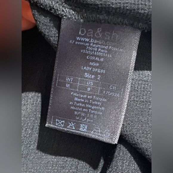 BA&SH Coralie Draped Asymmetric Dress size M - Picture 12 of 14